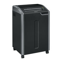 Fellowes POWERSHRED 480 Operating Instructions Manual