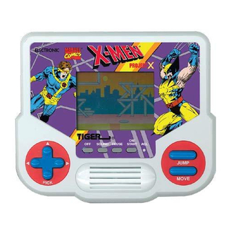 Tiger Electronics X-Men Project X 78-004 Instruction Manual