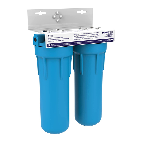 Omnifilter OT32 Series A Installation Instructions Manual