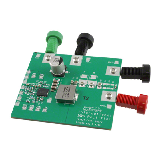 Infineon Technologies SupIRBuck IR3837 User Manual
