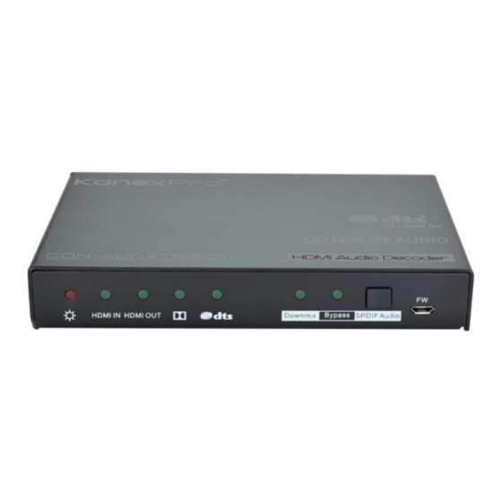 KanexPro CON-AUDXTRACT User Manual