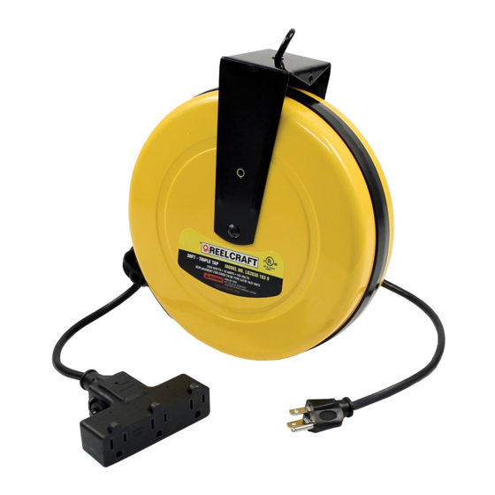 ReelCraft LD2030 163 9 Operating Instructions