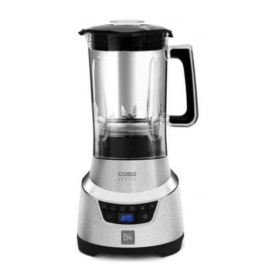 CASO DESIGN NOVEA B4 Single Serve Blender Manuals