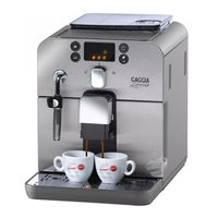 Gaggia Sup 037RG Operating Instructions Manual