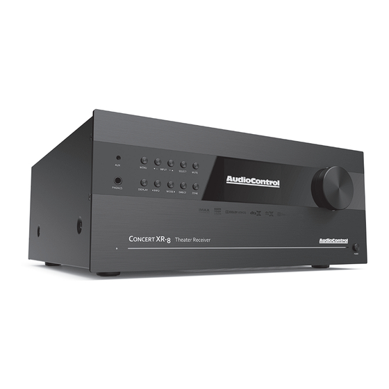 AudioControl CONCERT XR-8 Installation Manual