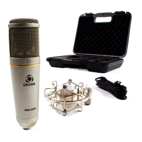 Devine PRO-USB1 User Manual