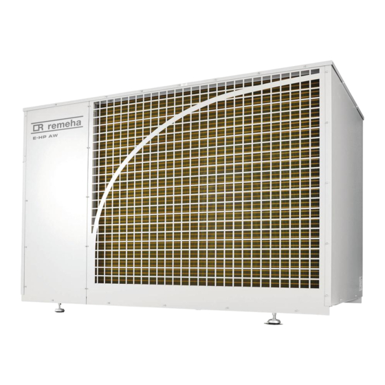 REMEHA E-HP AW 88 Ace B Installation And User Manual