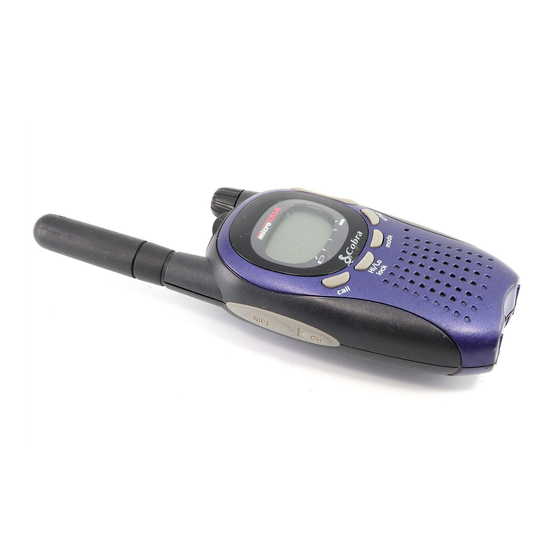 Cobra MICROTALK PR 950 DX Operating Instructions Manual