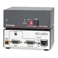 Extron electronics TP Series Setup Manual