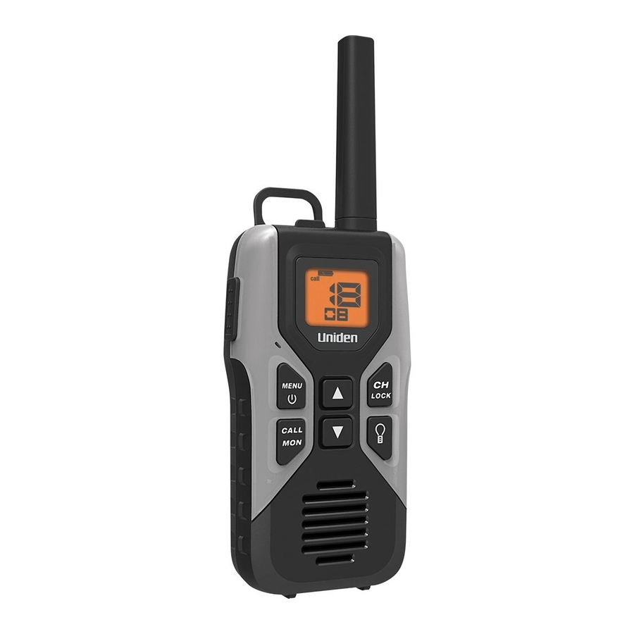 Uniden GMR3050-2C - Frs 2-Way Radio Manual