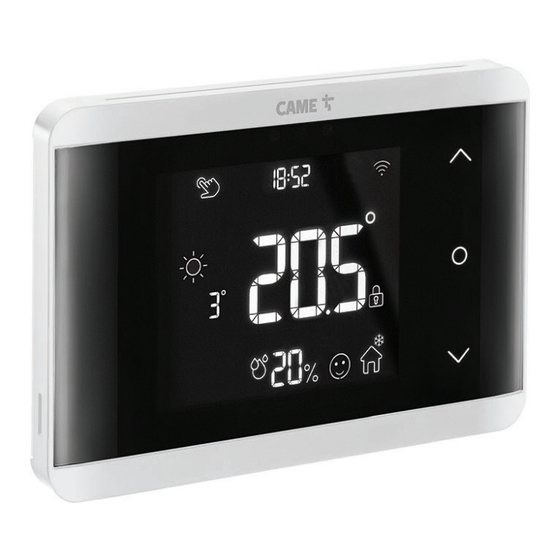 CAME TH/700 WH WIFI Operating And Installation Manual
