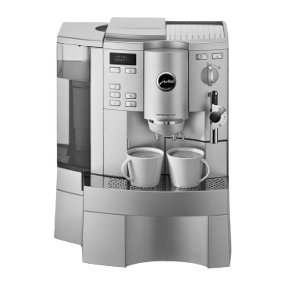 Jura IMPRESSA X90 Instructions For Use Manual