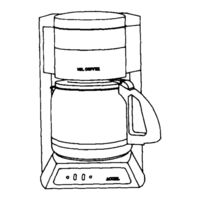 Mr. Coffee PRX20 Operating Instructions Manual