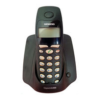 Siemens Gigaset A200 Manual