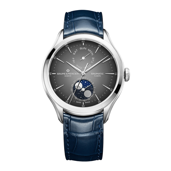 Baume And Mercier Clifton 10548 Manuals