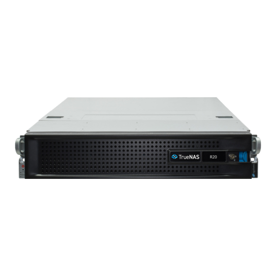 TrueNAS R20A Quick Start Manual