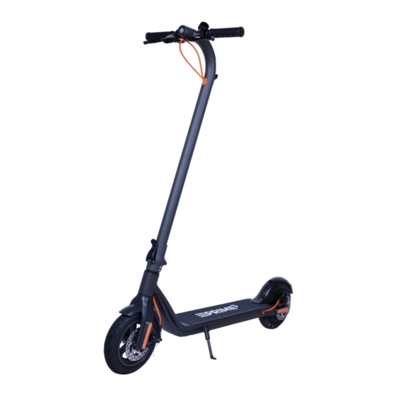User Manuals: prime3 EES71 Folding Electric Scooter