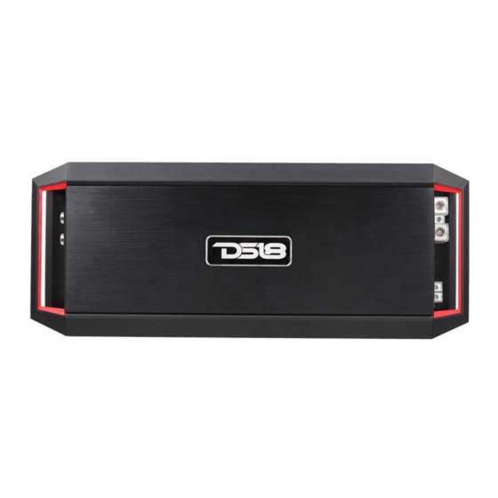 DS18 GEN-X6000.1D Owner's Manual