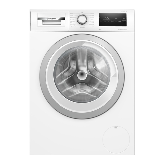 Bosch WAN28250GB Washing Machine Manuals