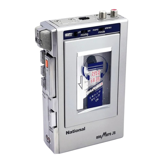 Panasonic RQ-J36 Service Manual