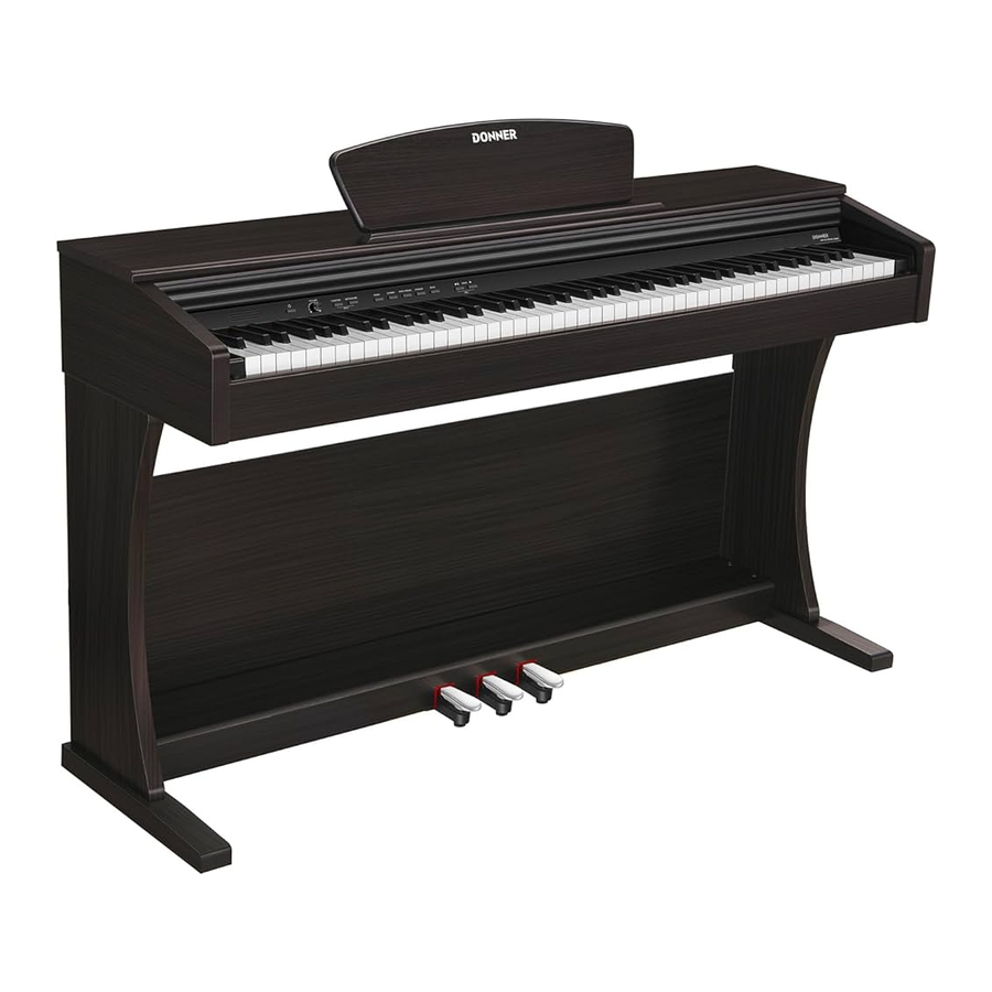 Donner DDP-300 - Digital Piano Manual