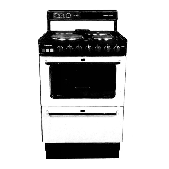 Husqvarna Culinar Operating Manual