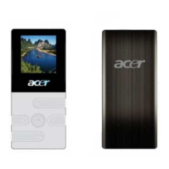 Acer MP-S10 Manuals