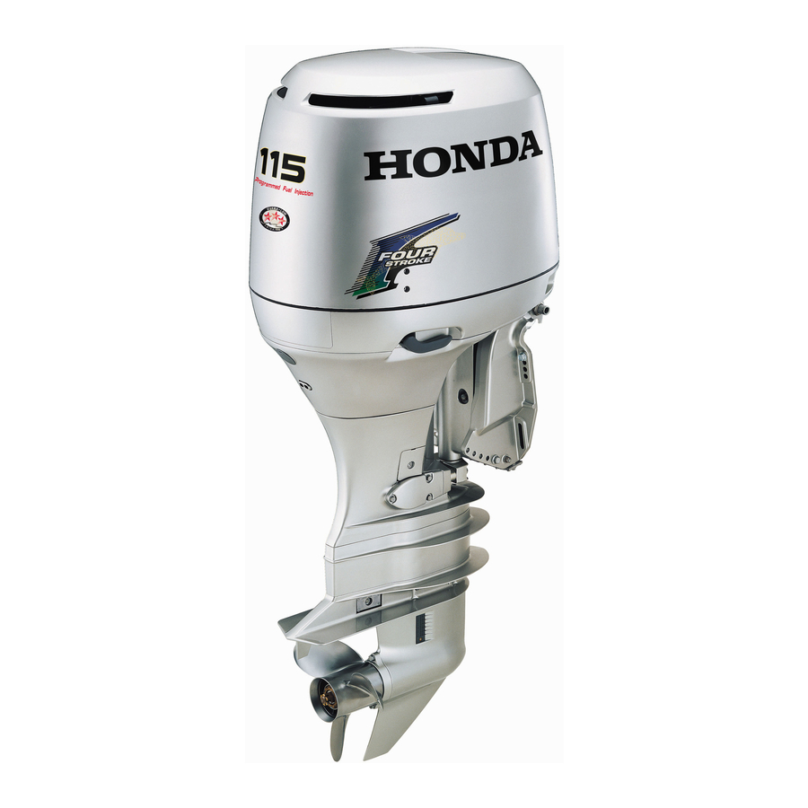 Honda Outboard Motor BF130A Manuals