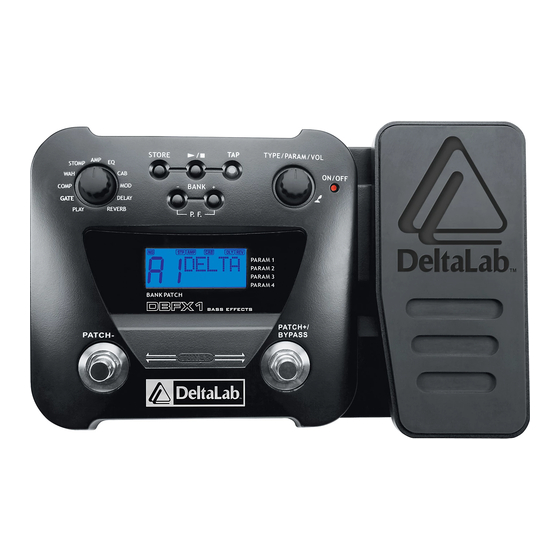 DeltaLab DBFX1 User Manual