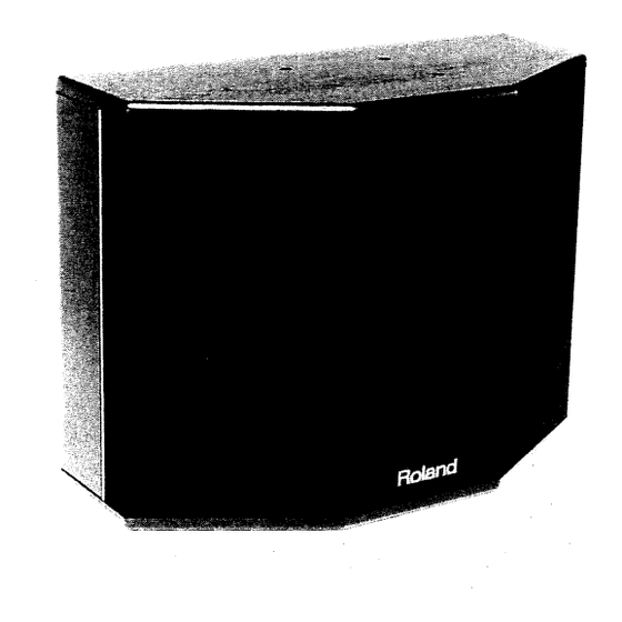 Roland DA-1500 Instructions Manual