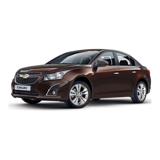 Chevrolet 2012 Cruze Owner's Manual
