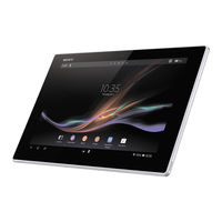 Sony Xperia Tablet Z SGP312 User Manual