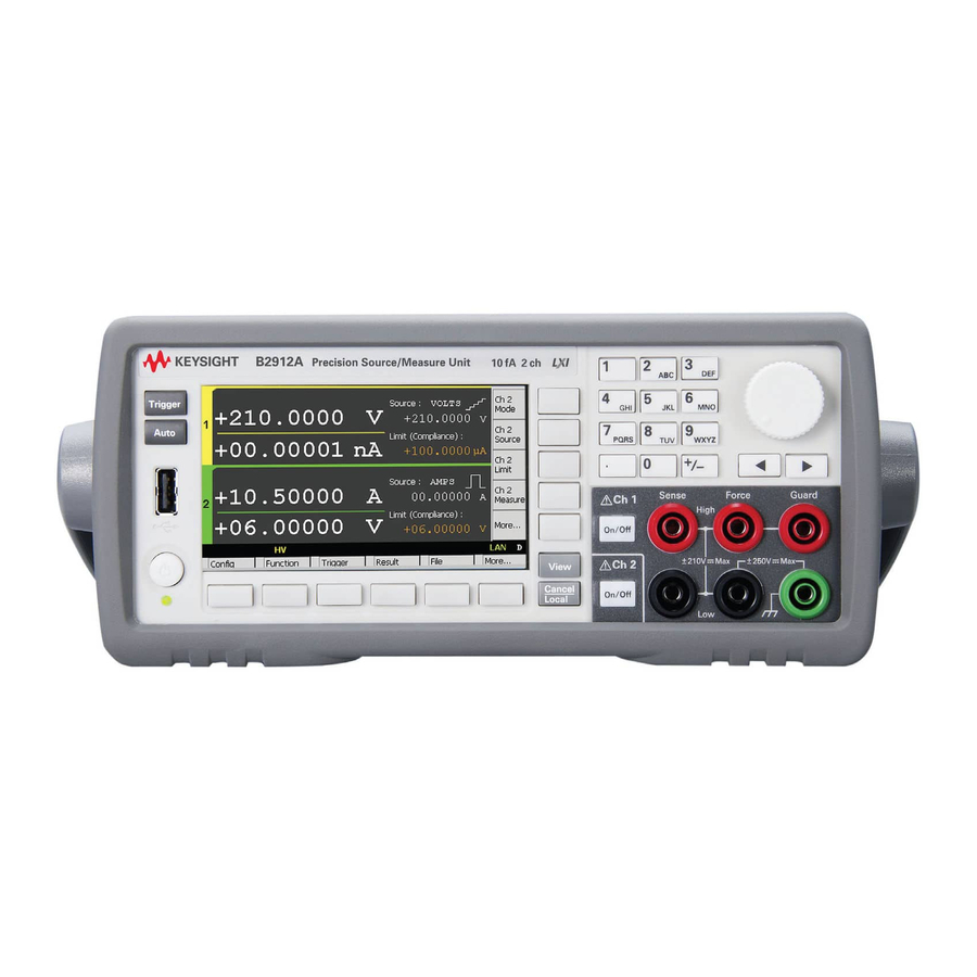 Keysight B2900A Demo Manual
