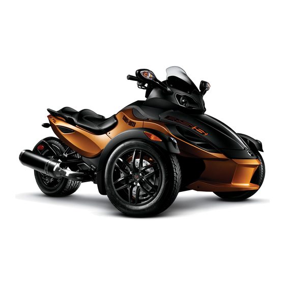 BRP Can-Am Spyder RS 2011 Series Predelivery Bulletin