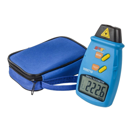 Performance Tool W89719 Owner's Manual