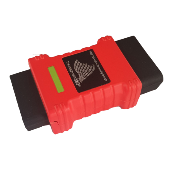 The Diagnostic Box TDB760 Operating Manual