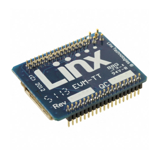 Linx TT Series Data Manual