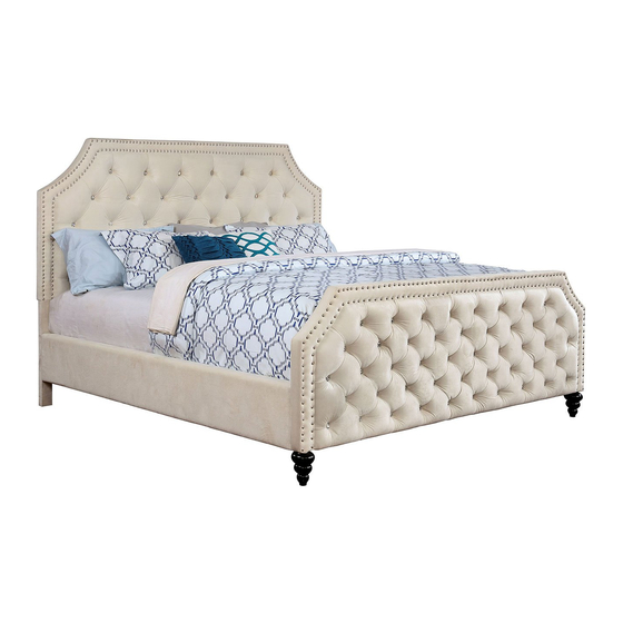 Furniture of America Claudine Beige CM7675Q-BED Assembly Instructions Manual