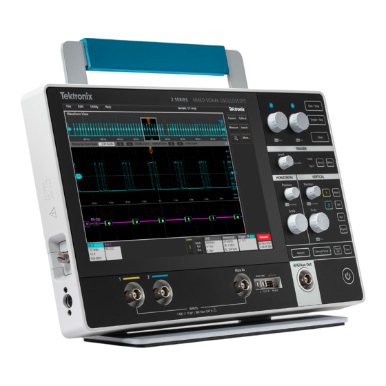 Tektronix 2 Series Instructions