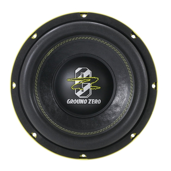 Ground Zero GZHW 25XSPL-D1 Owner's Manual