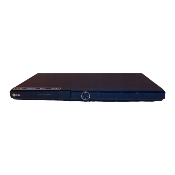 LG DVX592H Owner's Manual