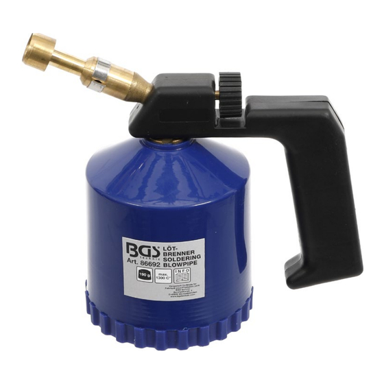 BGS technic 86692 Quick Start Manual
