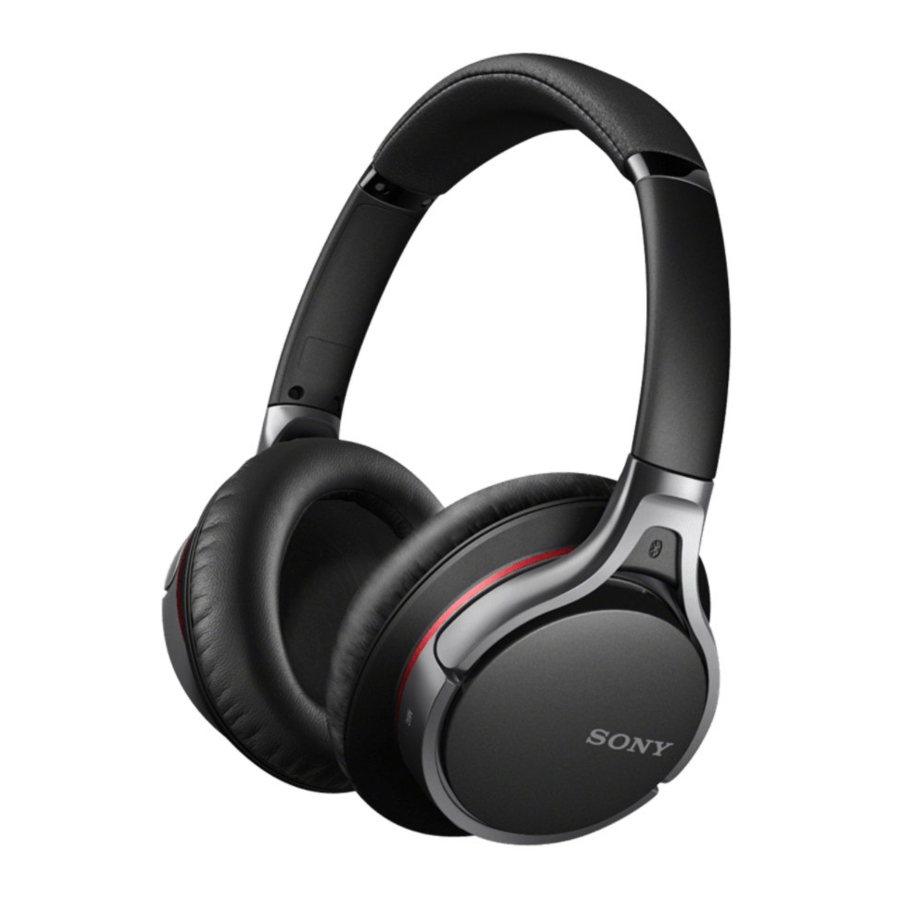 Sony MDR-10RBT Manual