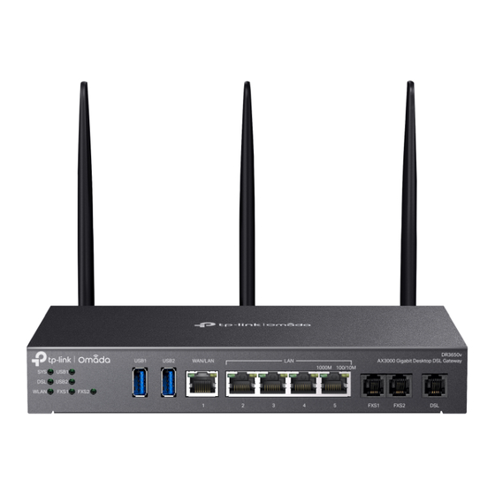 TP-Link DR3650v Installation Manual