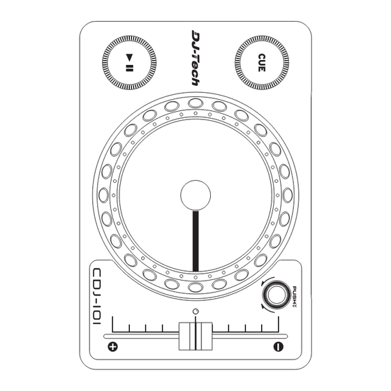 DJ-Tech CD J-101 User Manual