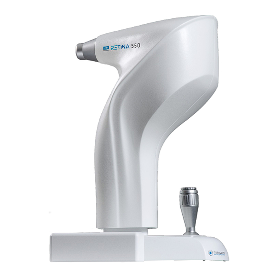 Essilor Instruments Retina 550 User Manual