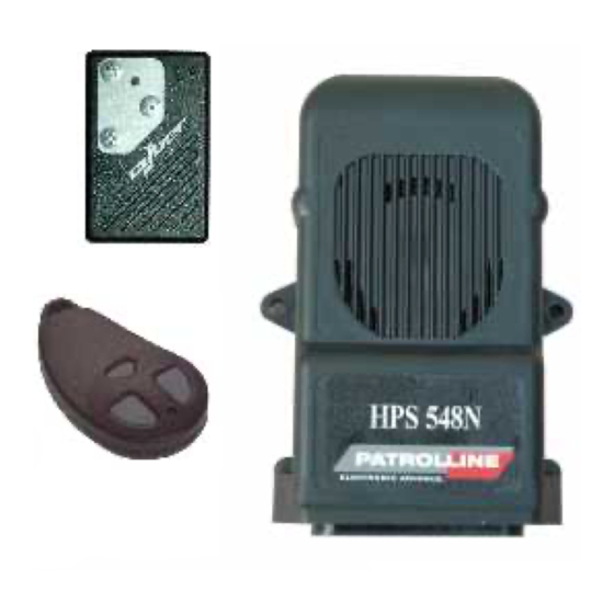 PATROLLINE HPS 548N User Manual