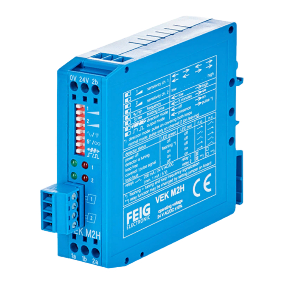 Feig Electronic VEK M1H Operating Instructions Manual