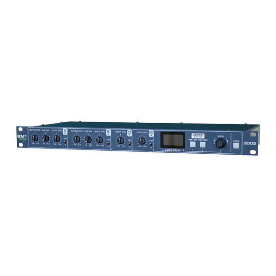 KV2 Audio KVV 987 302 User Manual