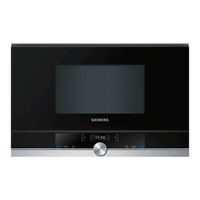 Siemens BF634LG 1B Series User Manual And Installation Instructions
